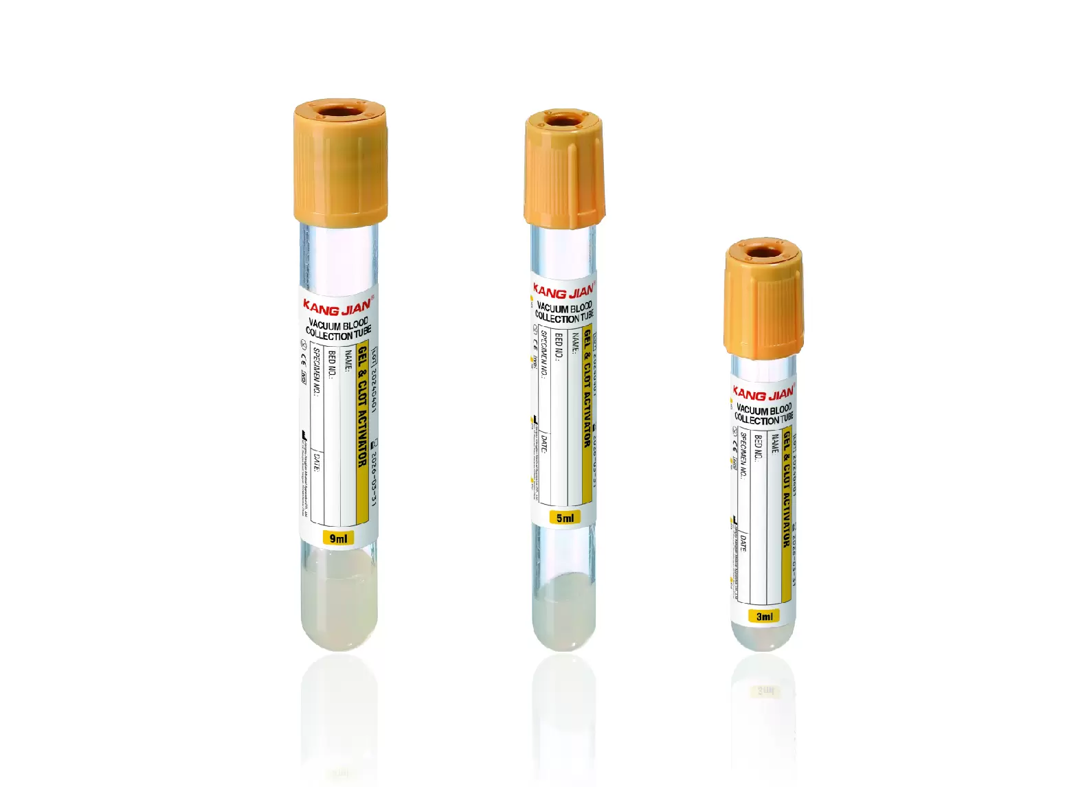 tubo attivatore di coaguli di gel