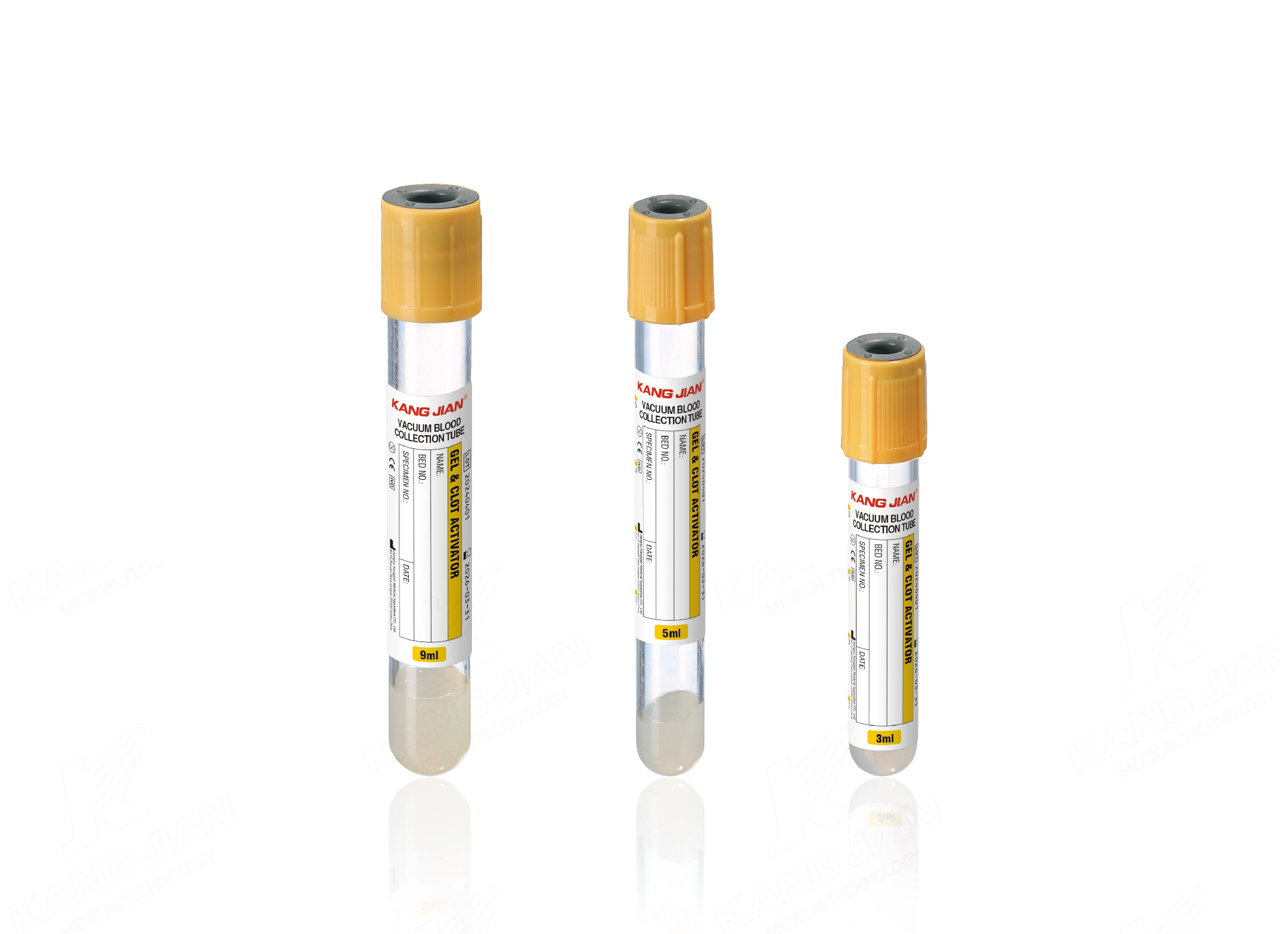 Tubo per gel e attivatore di coaguli