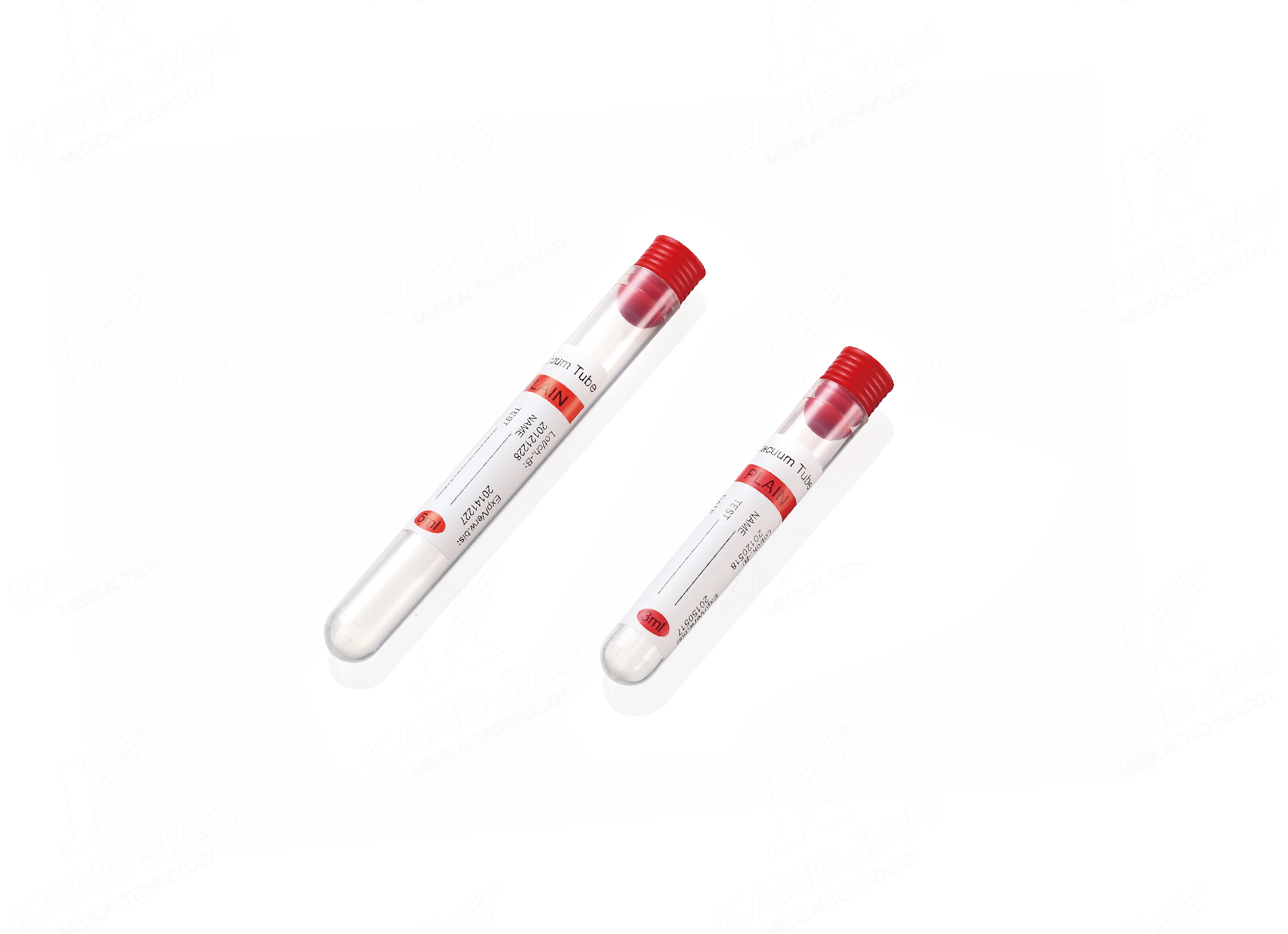 Provetta per il prelievo del sangue senza vuoto