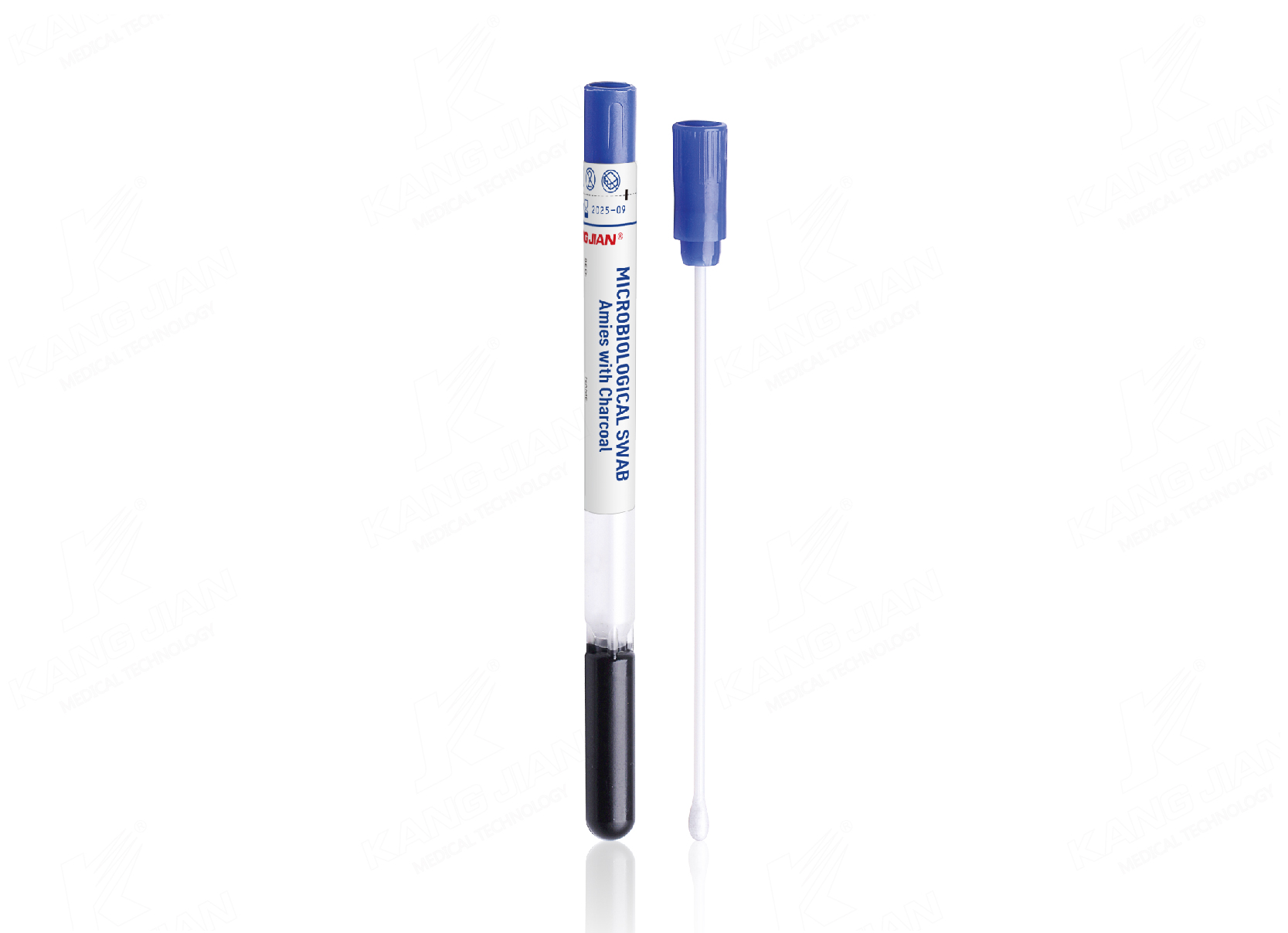 Amies Agar Gel con carbone