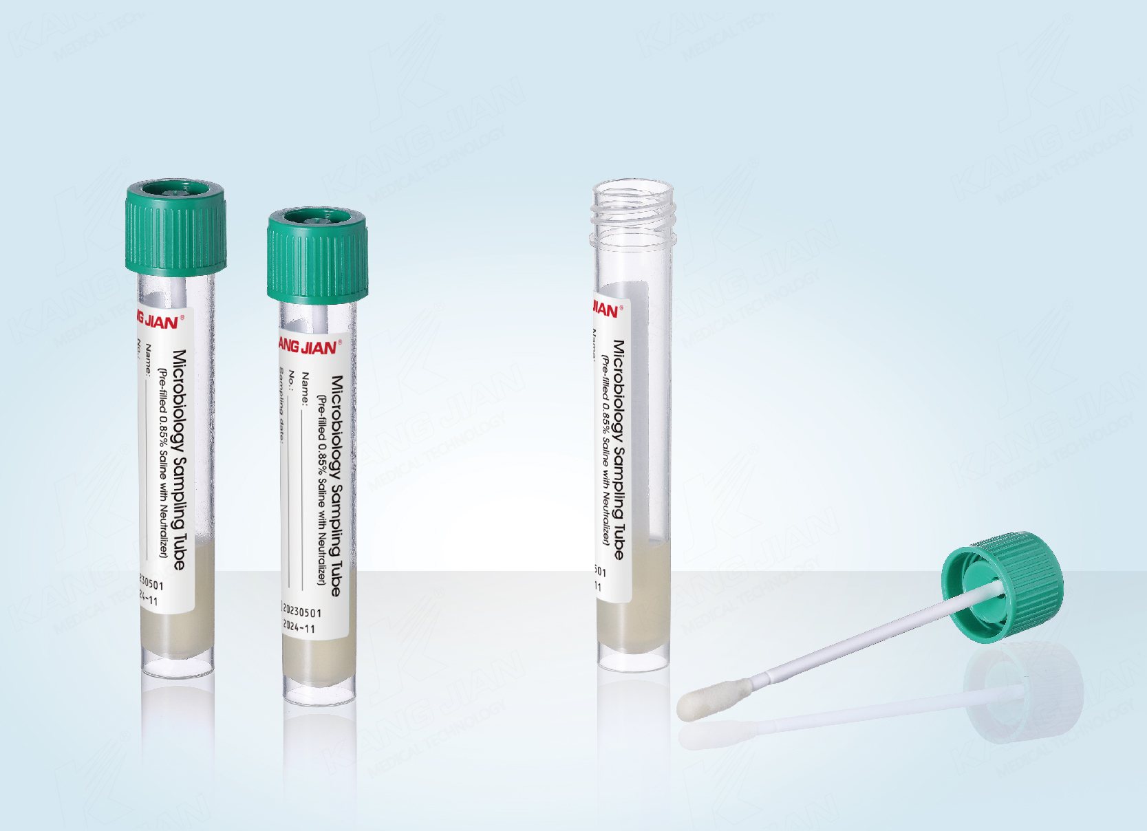Tubo per campionamento di microbiologia superficiale