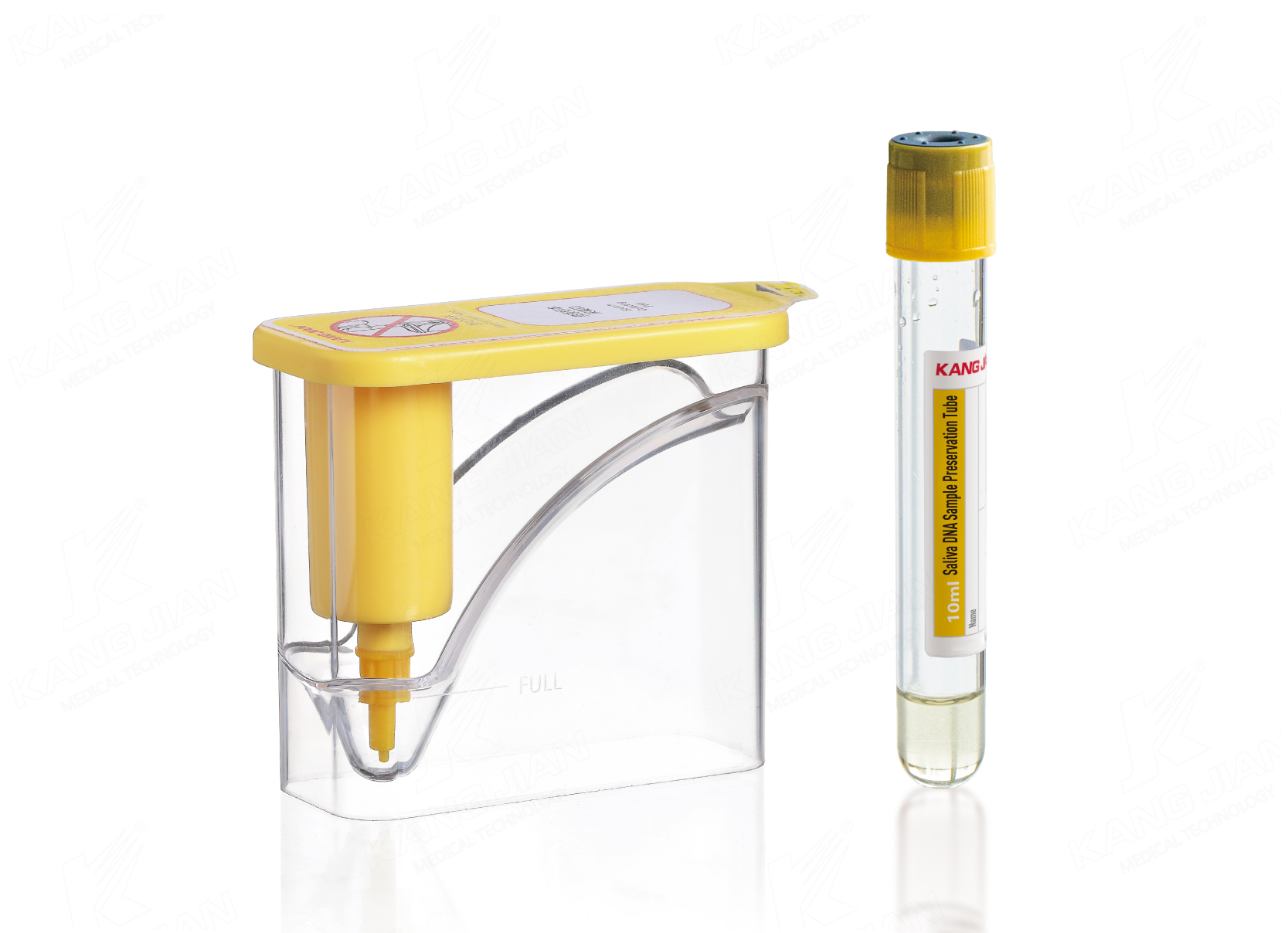 Kit per la raccolta di campioni di DNA di saliva (espettorato).