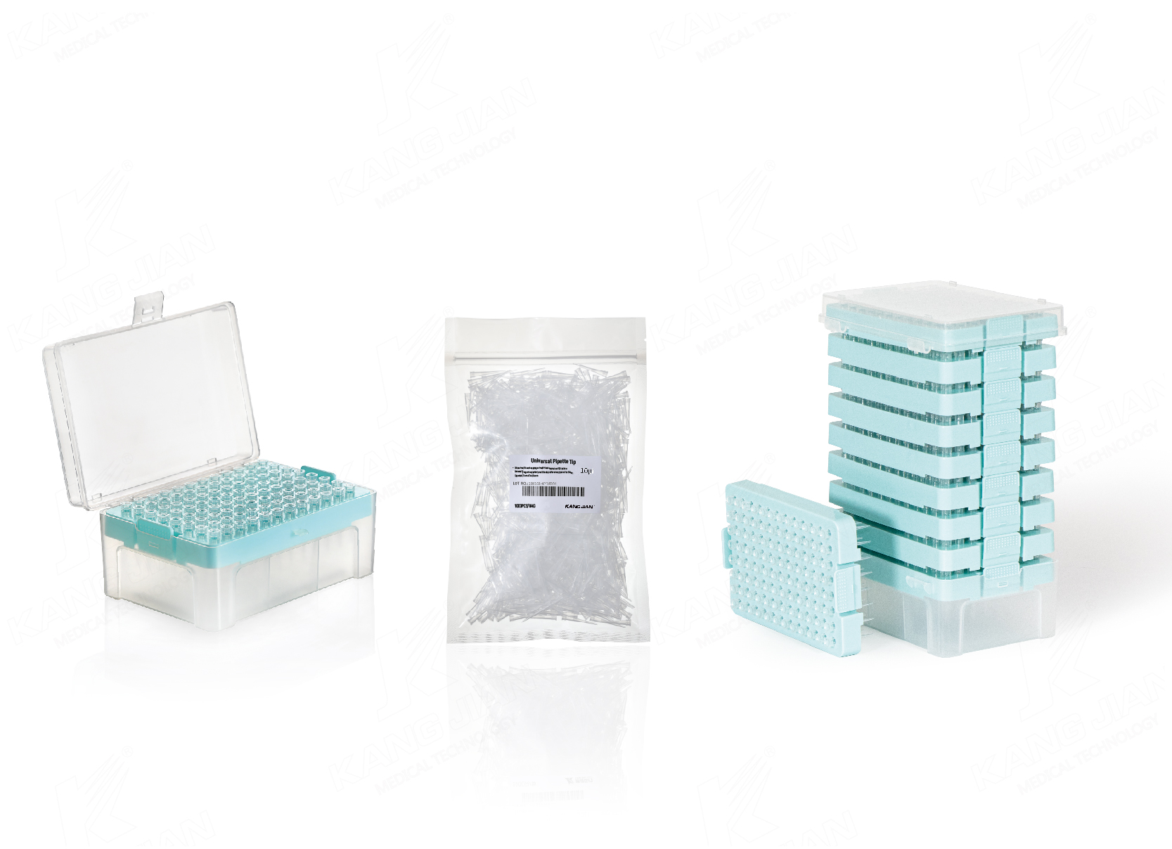 Puntali per pipette universali apirogeni
