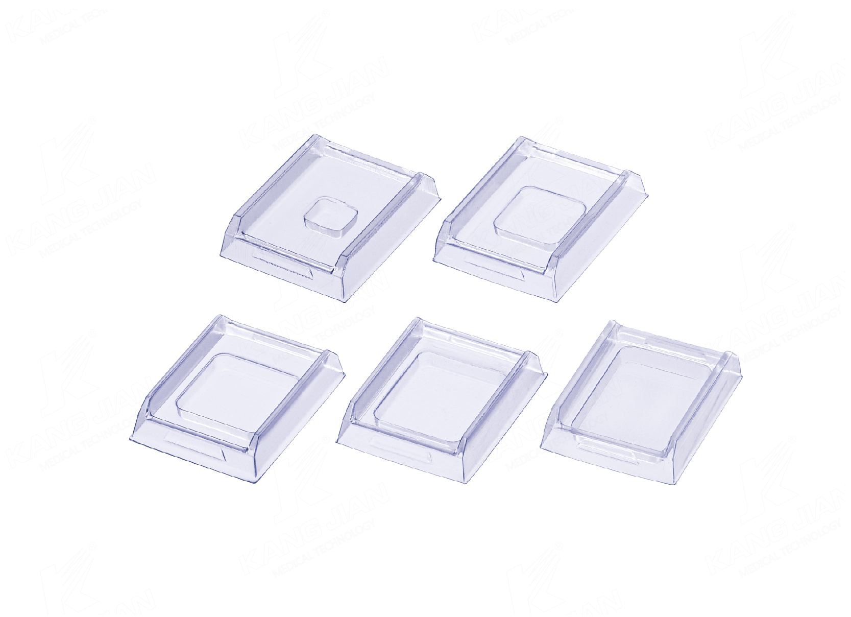 Cassette per tessuti serie C: (profondit&agrave; pozzetto 5 mm)